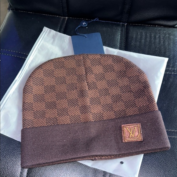 Louis Vuitton Brown Beanie - Picture 1 of 3